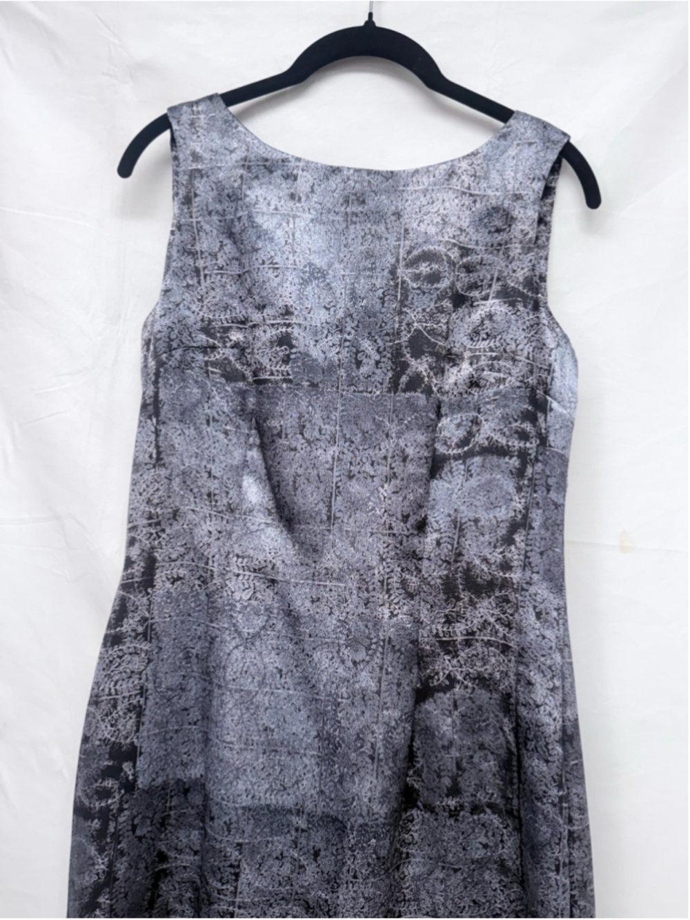 Women's Vintage All That Jazz Sleeveless Dress Black Silver Size 7/8 - Picture 4 of 12